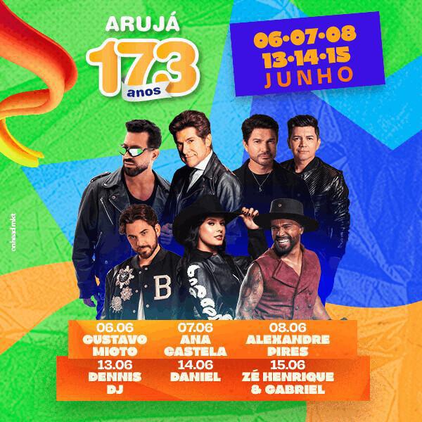 Agenda Ana Castela Junho 2025