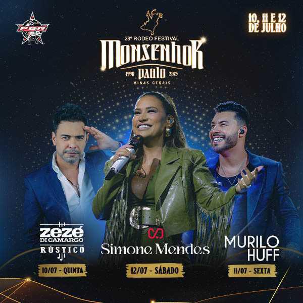 Agenda Simone Mendes Julho 2025