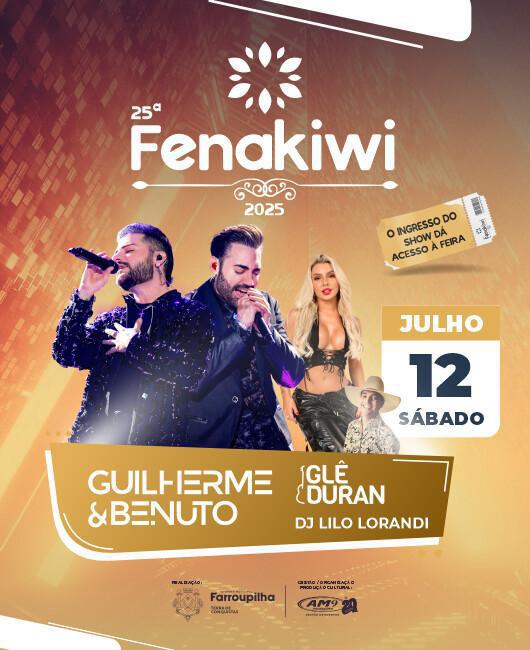 Agenda Guilherme e Benuto Junho 2025