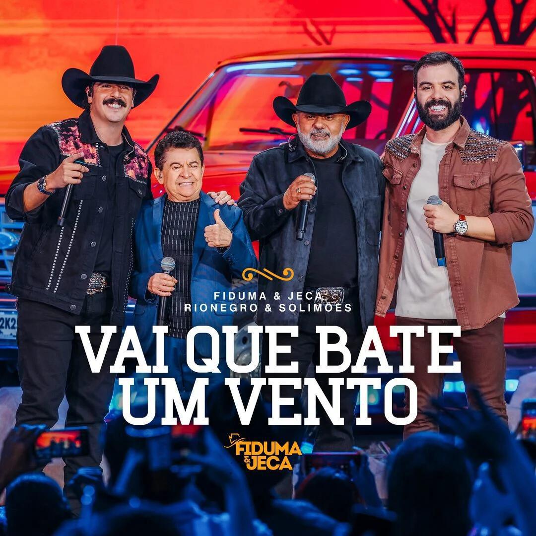 Ao lado de Rionegro e Solimões, Fiduma e Jeca lançam a inédita "Vai Que Bate Um Vento" Ao lado de Rionegro e Solimões, Fiduma e Jeca lançam a inédita "Vai Que Bate Um Vento"