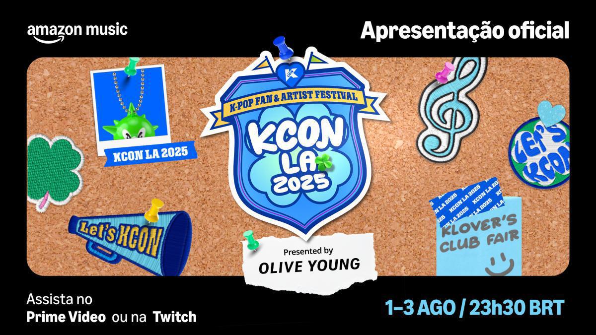 Amazon Music fará transmissão ao vivo exclusiva do KCON LA 2025 Amazon Music fará transmissão ao vivo exclusiva do KCON LA 2025