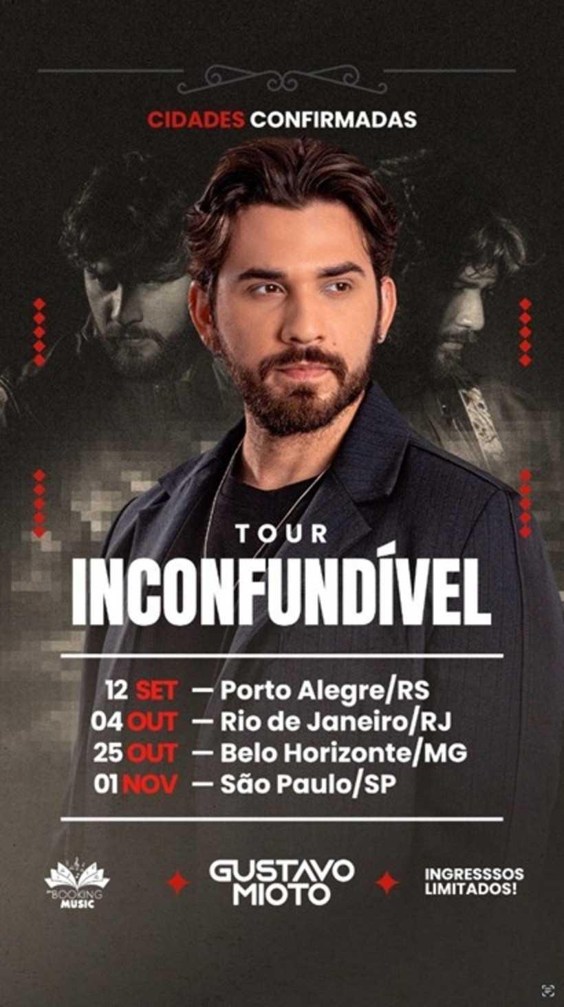 Inconfundível: Gustavo Mioto anuncia nome de turnê intimista muito aguardada pelos fã