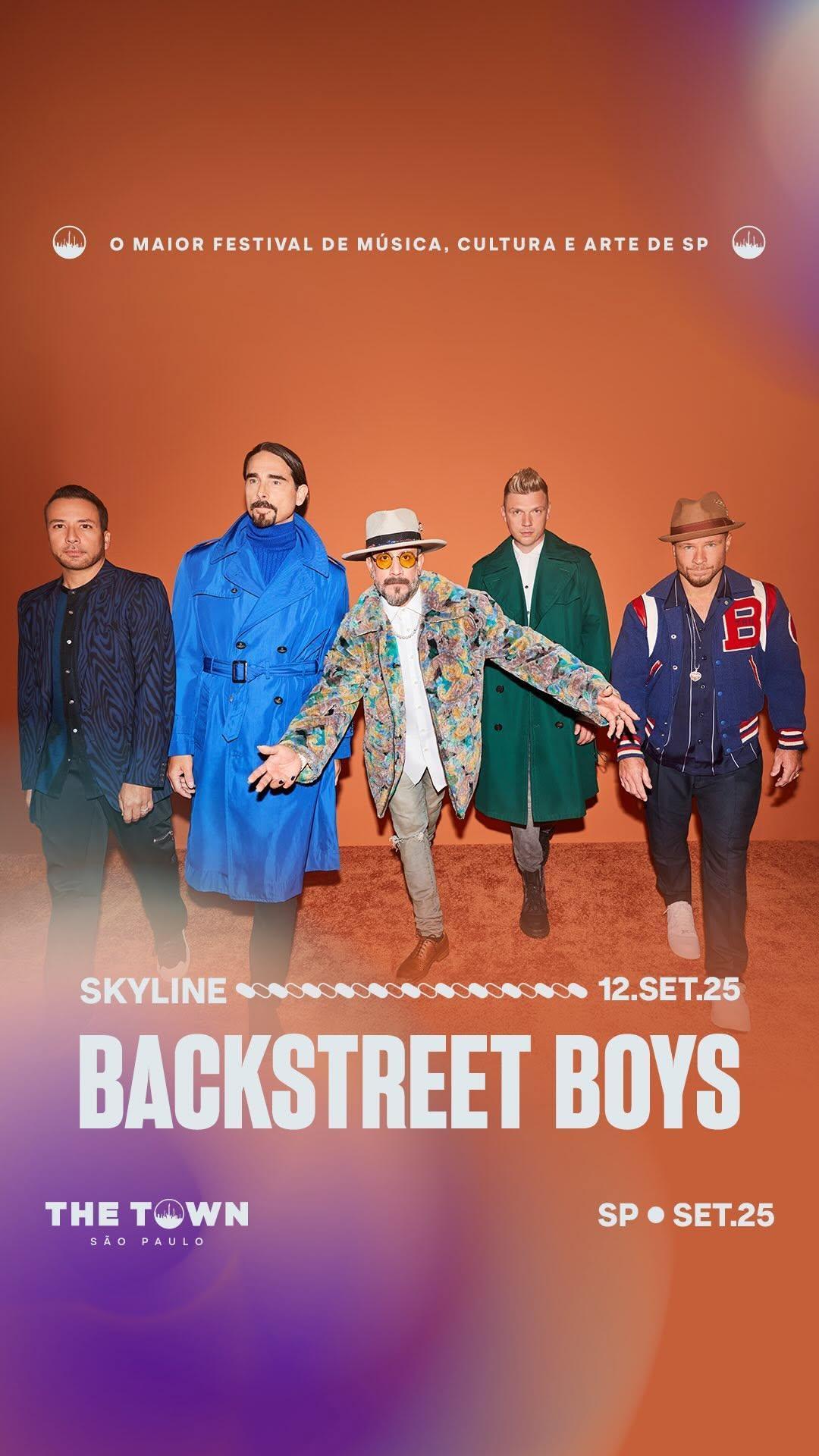 Em show único no Brasil neste ano, The Town se prepara para receber Backstreet Boys em um mês