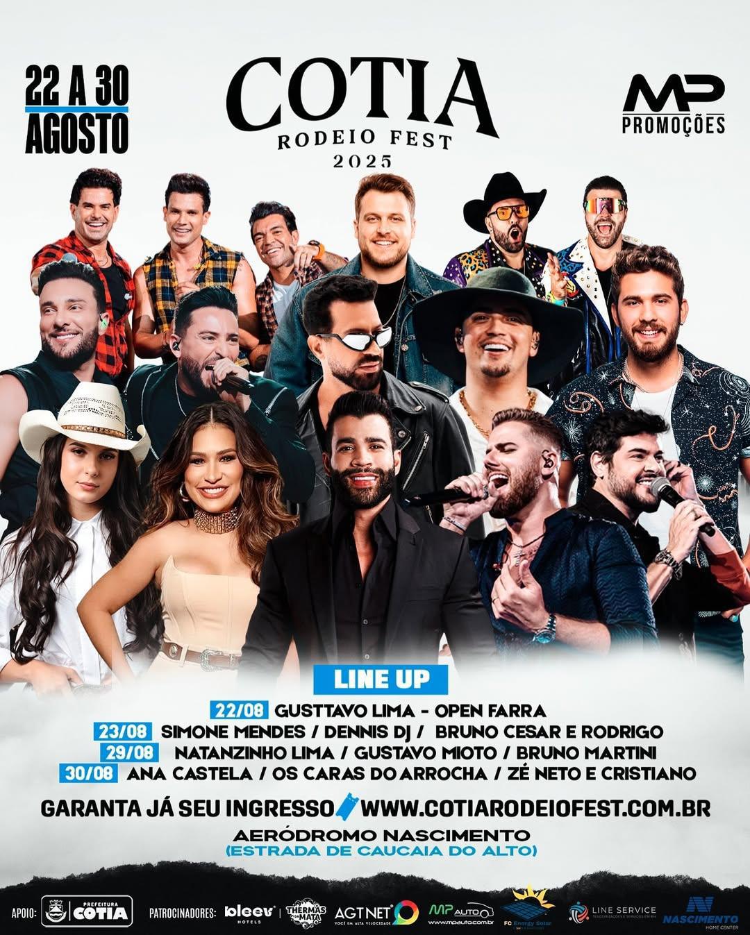 Cotia Rodeio Fest 2025 promete agitar a Grande São Paulo com nove dias de festa