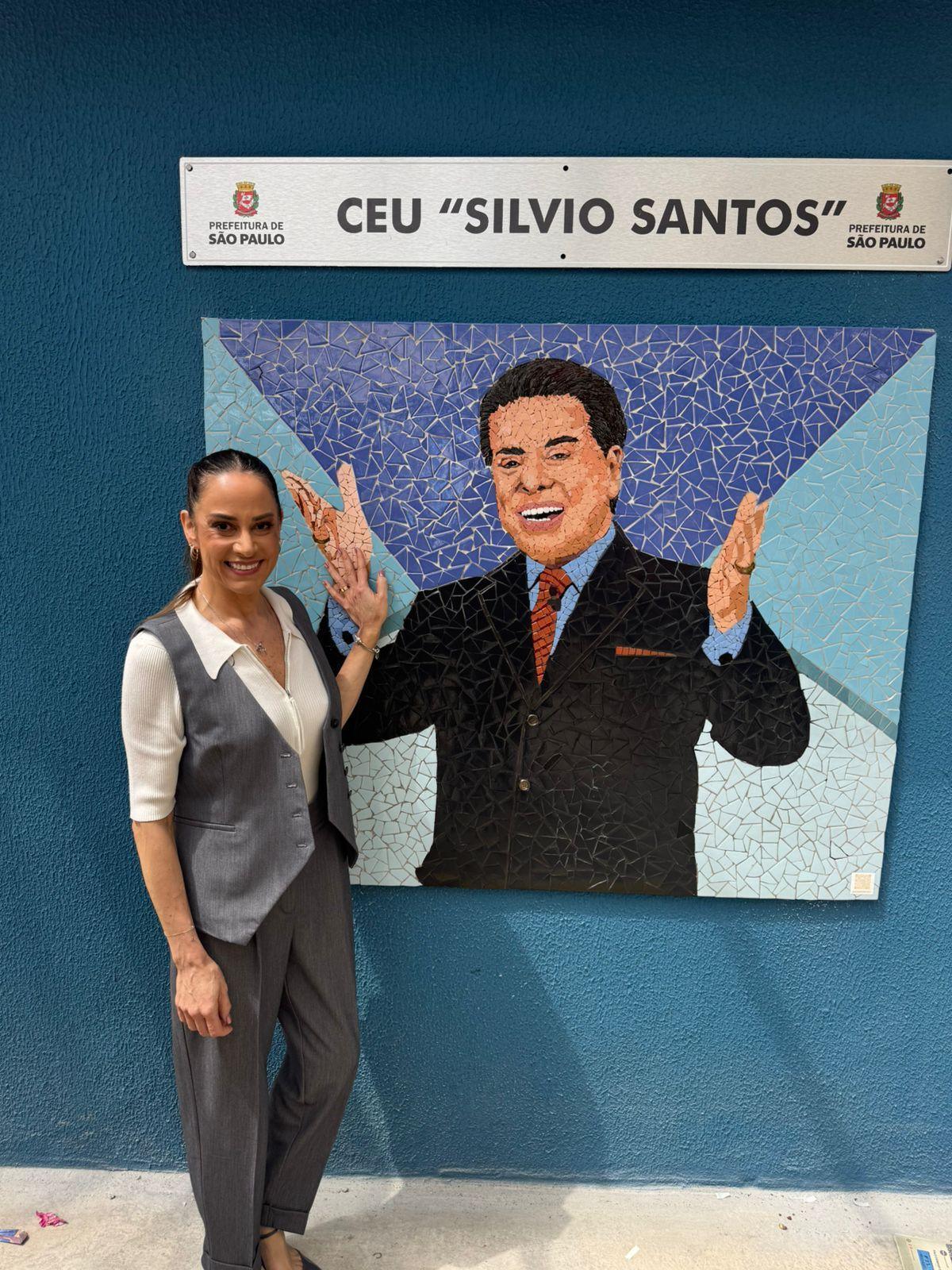 Silvia Abravanel e irmãs inauguram CEU Silvio Santos em São Paulo Silvia Abravanel e irmãs inauguram CEU Silvio Santos em São Paulo