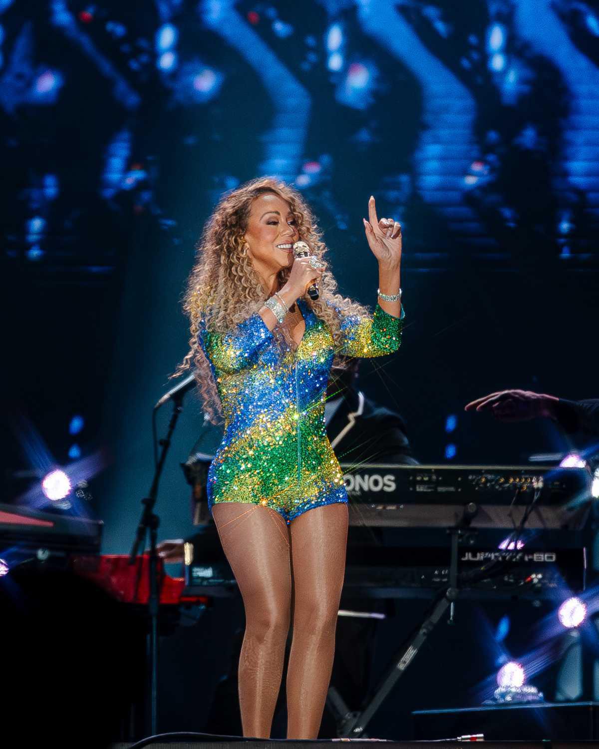 Mariah Carey encerra o penúltimo dia do The Town em grande estilo com sua voz cristalina no Palco Skyline