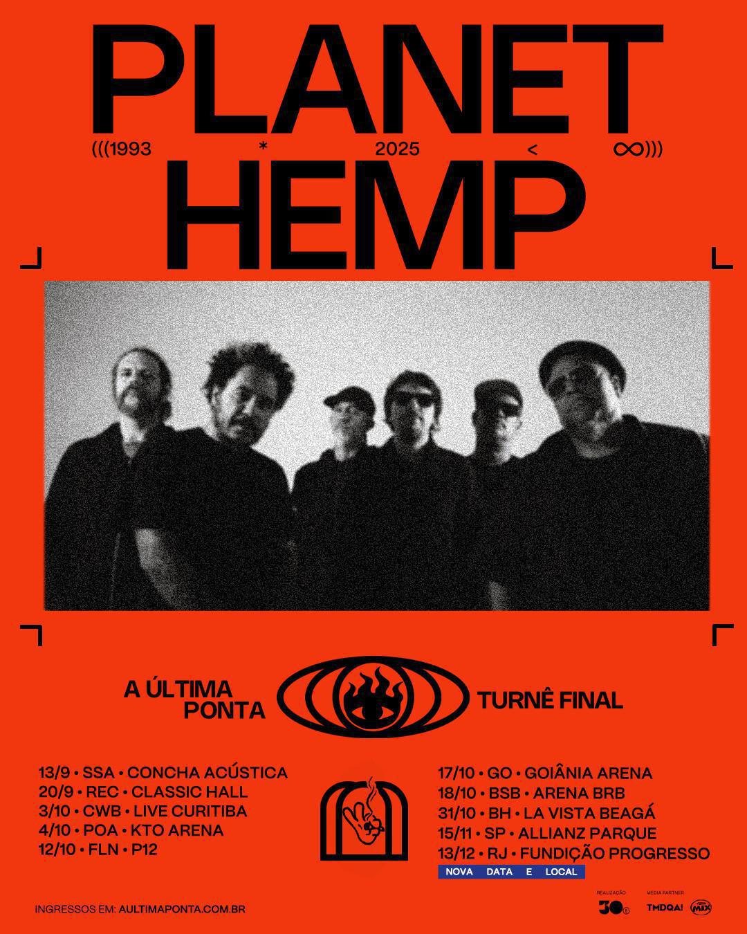 A última ponta: Planet Hemp realiza último show da banda no Recife A última ponta: Planet Hemp realiza último show da banda no Recife