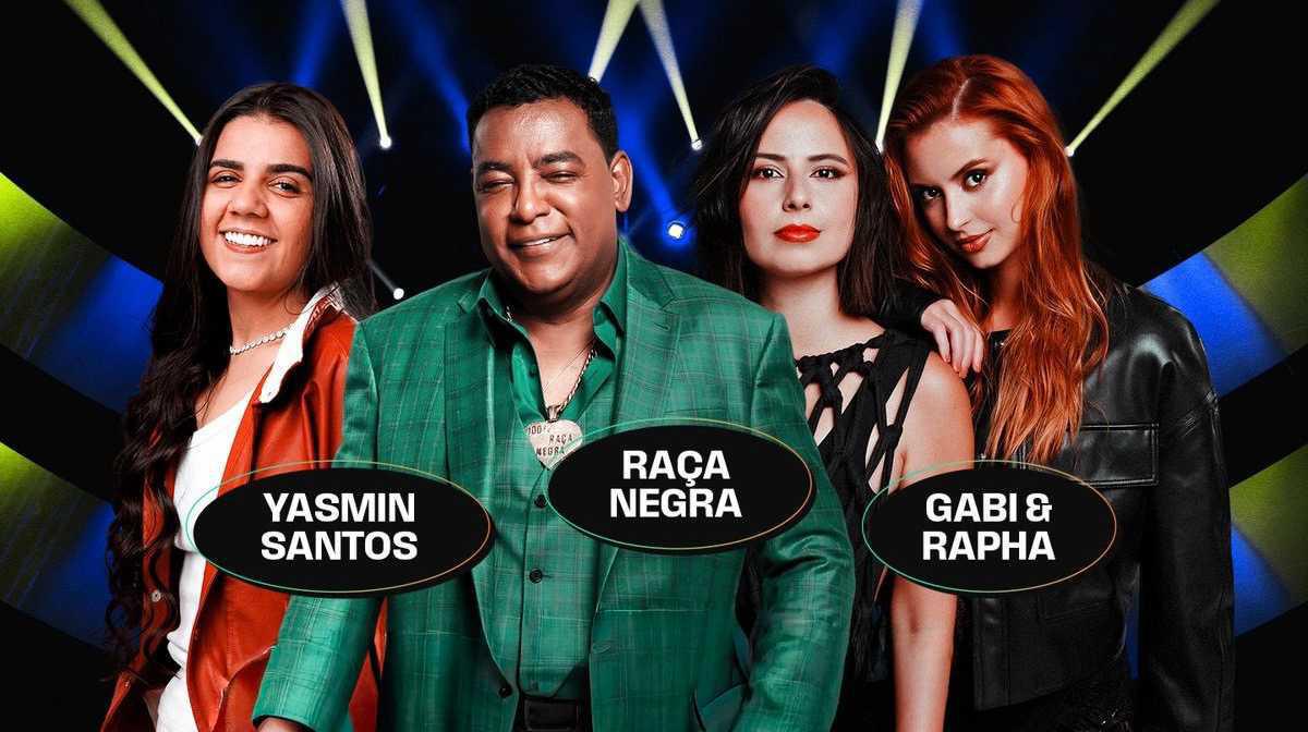 Em véspera de feriado, Raça Negra, Gabi & Rapha e Yasmin Santos comandam show gratuito em São Paulo