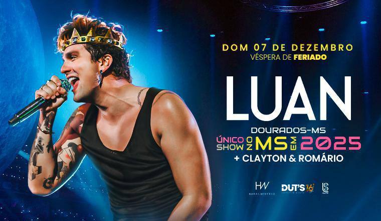 Agenda Luan Santana Dezembro 2025