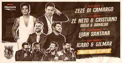 Agenda Luan Santana Janeiro 2026