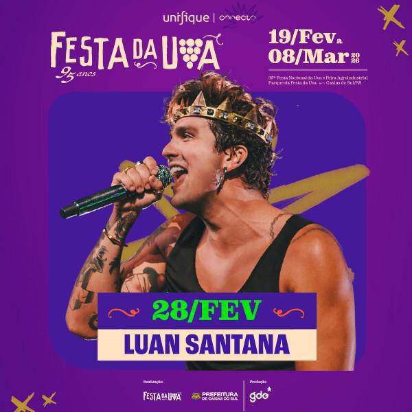 Agenda Luan Santana Fevereiro 2026 Agenda Luan Santana Fevereiro 2026