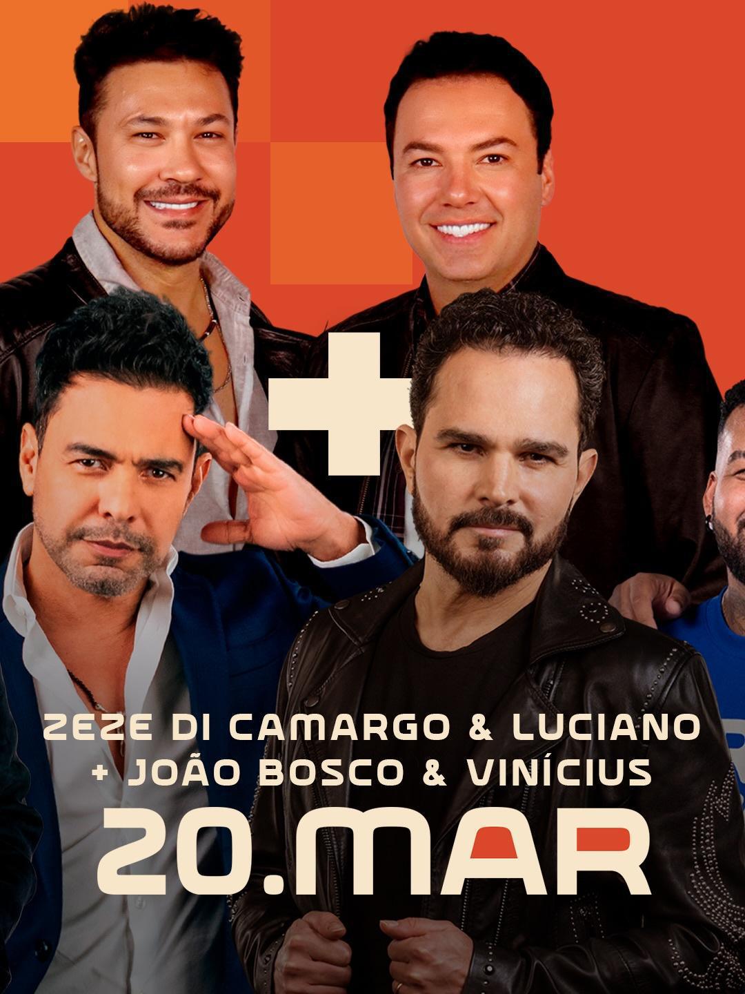Agenda Zezé Di Camargo e Luciano Março 2026