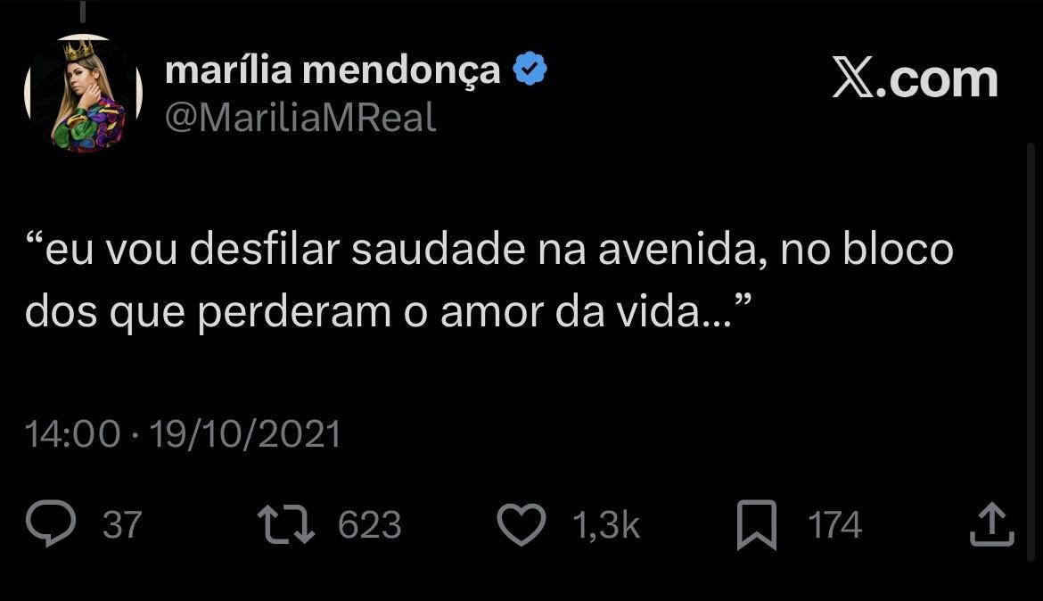 Marília Mendonça leva sofrência para o carnaval com lançamento póstumo inédito Marília Mendonça leva sofrência para o carnaval com lançamento póstumo inédito