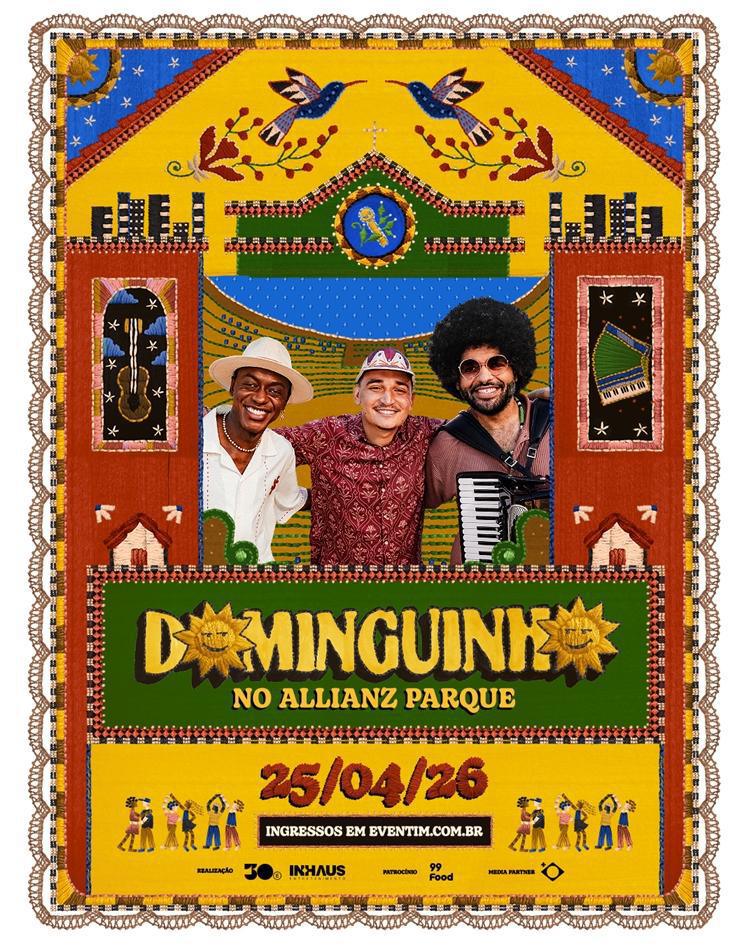 João Gomes, Jota.pê e Mestrinho celebram um ano de Dominguinho com show inédito no Allianz Parque, em São Paulo João Gomes, Jota.pê e Mestrinho celebram um ano de Dominguinho com show inédito no Allianz Parque, em São Paulo