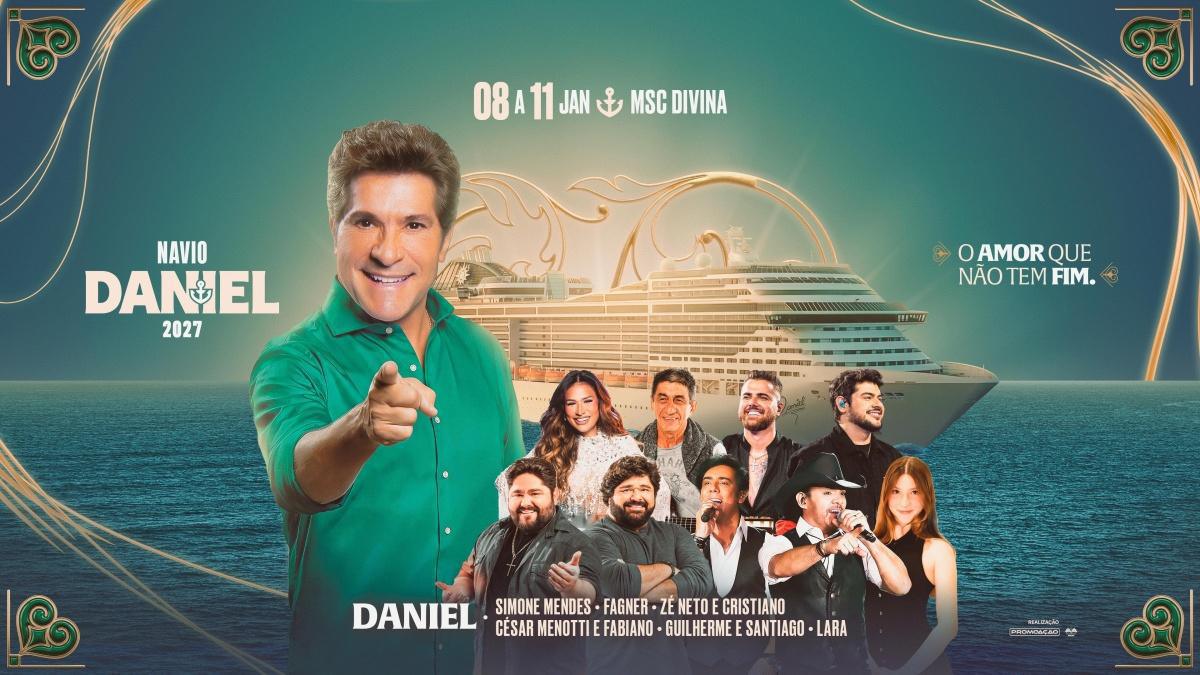 "Navio Daniel – Amor Que Não Tem Fim" confirma terceira edição com line-up de grandes nomes da música brasileira "Navio Daniel – Amor Que Não Tem Fim" confirma terceira edição com line-up de grandes nomes da música brasileira