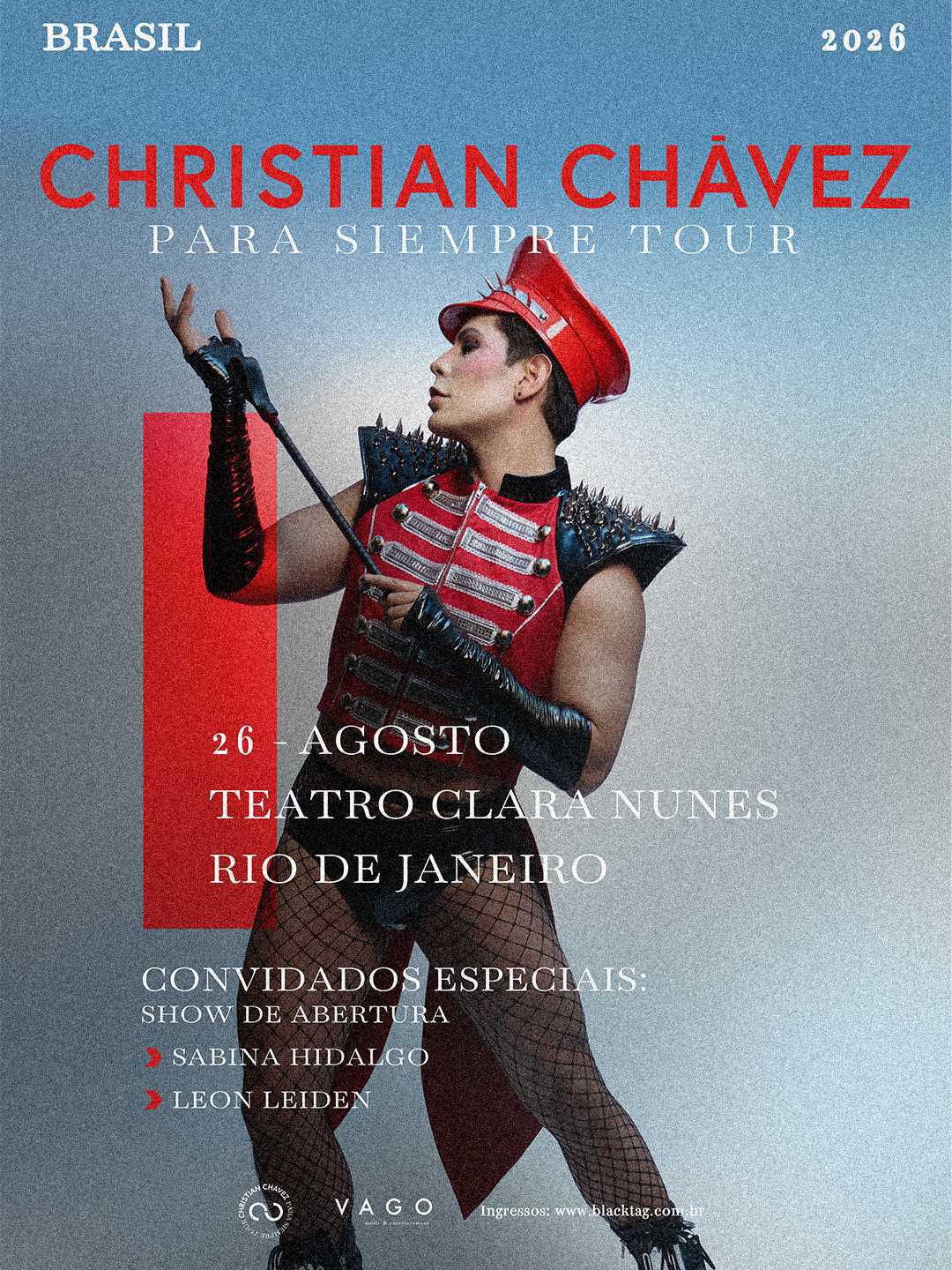 Christian Chávez anuncia nova data da "Para Siempre Tour" no Rio de Janeiro Christian Chávez anuncia nova data da "Para Siempre Tour" no Rio de Janeiro