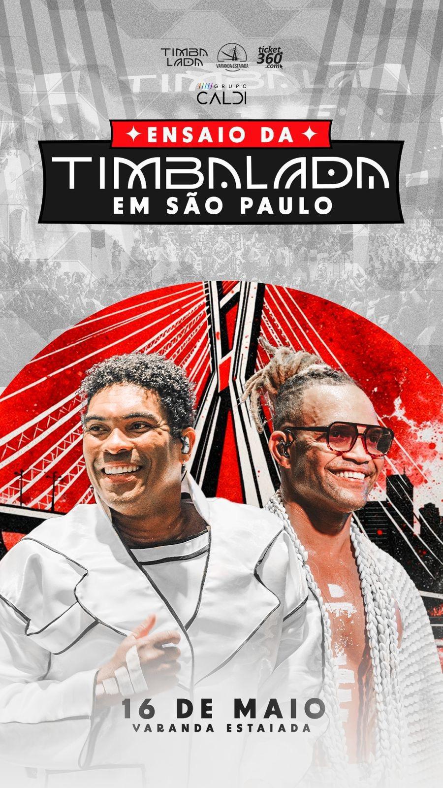 Timbalada leva seu ensaio para São Paulo e promete show histórico no Varanda Estaiada