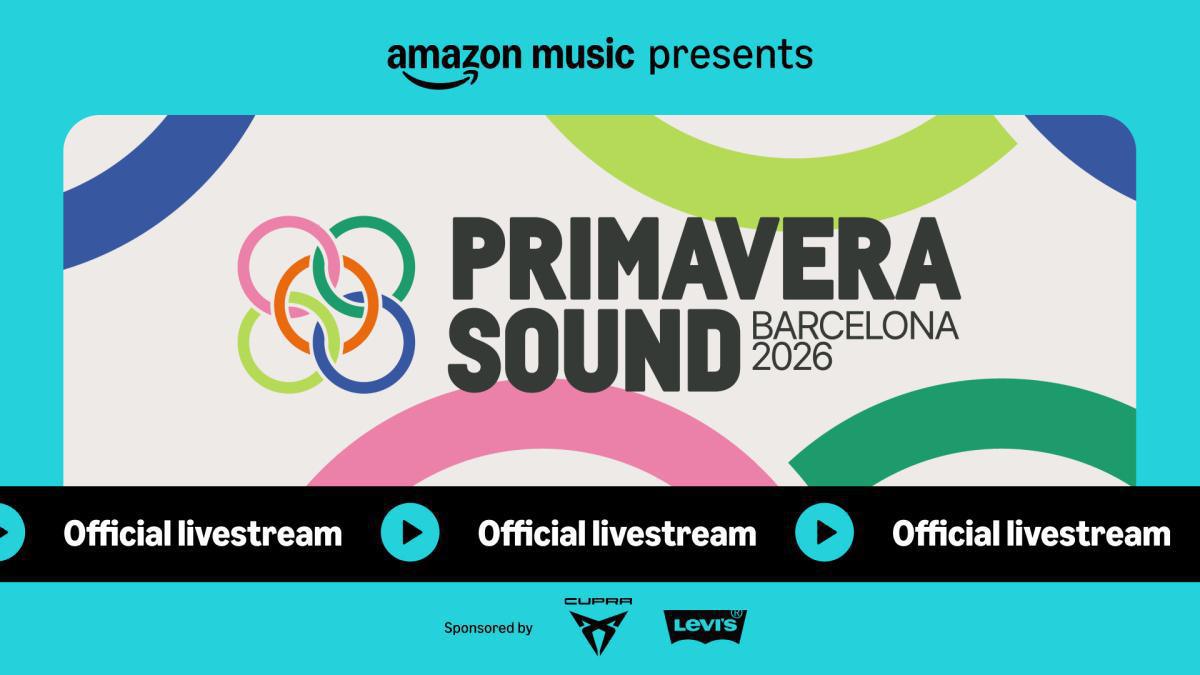 Amazon Music anuncia o line-up de artistas para a transmissão ao vivo do Primavera Sound Barcelona Amazon Music anuncia o line-up de artistas para a transmissão ao vivo do Primavera Sound Barcelona