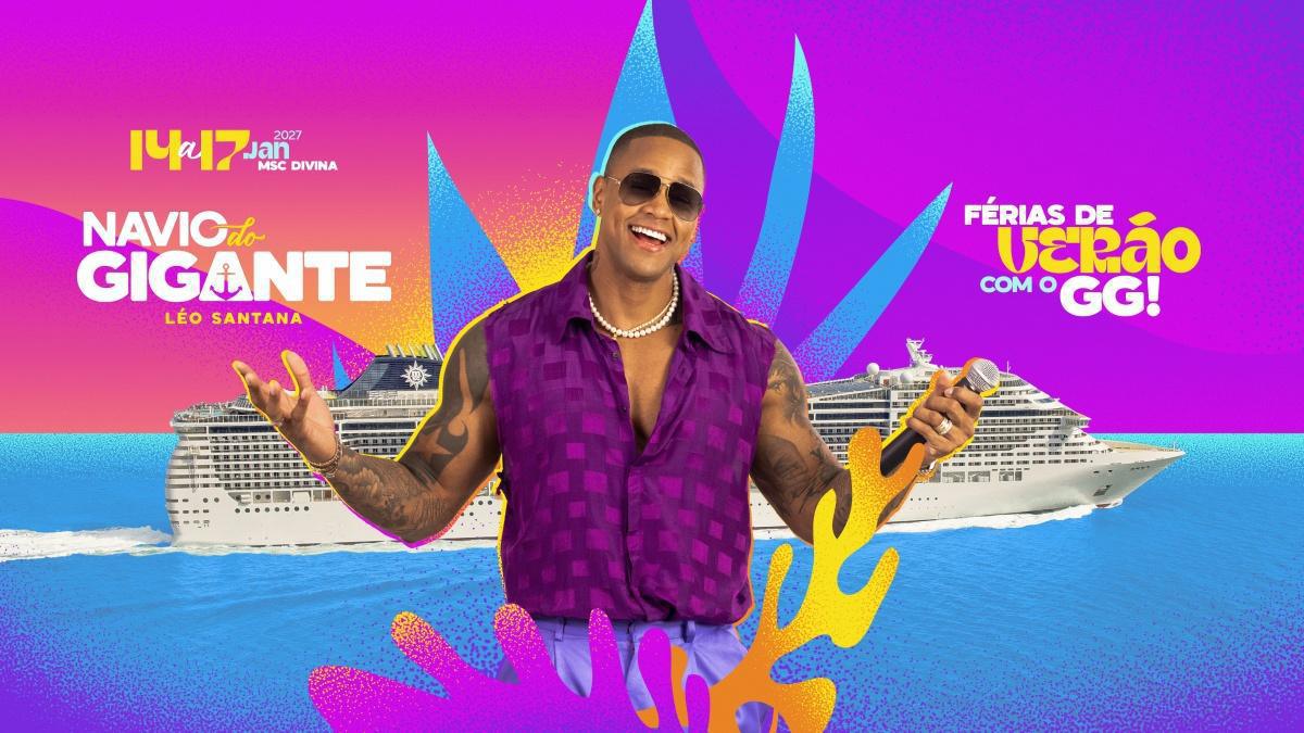 Férias de Verão com o GG: PromoAção anuncia a segunda edição do Navio do Gigante com Léo Santana