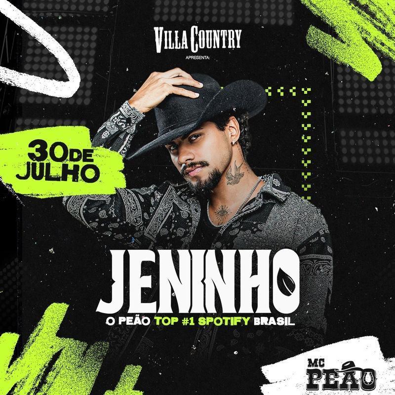 Jeninho, o MC Peão estreia no palco do Villa Country