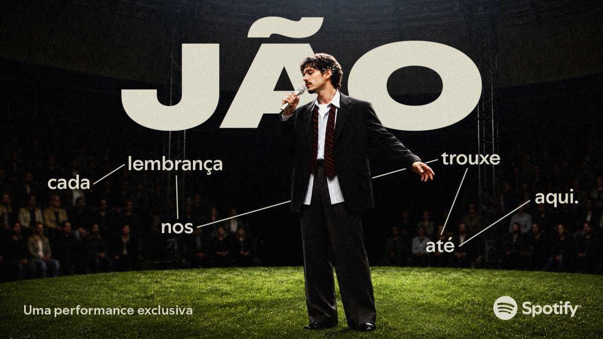 Spotify anuncia "Jão: Cada Lembrança Nos Trouxe Até Aqui", uma performance exclusiva que convida fãs a celebrarem diferentes eras do cantor