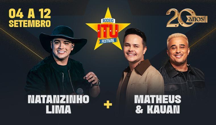 Agenda Natanzinho Lima Setembro 2026