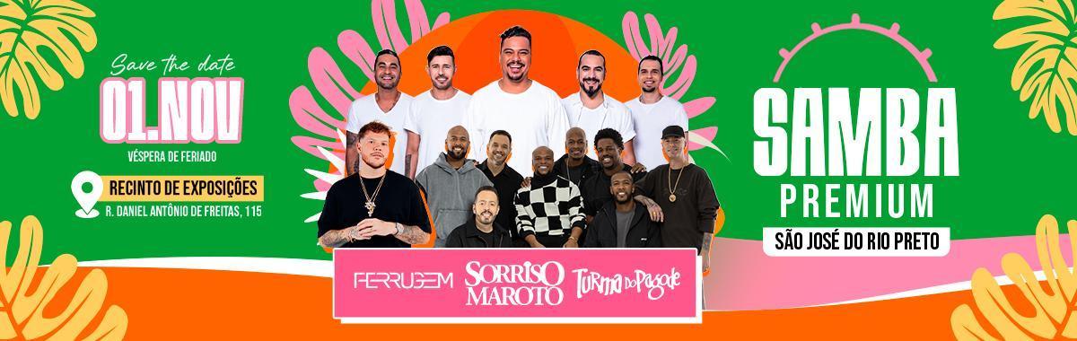 Agenda Turma do Pagode Novembro 2026