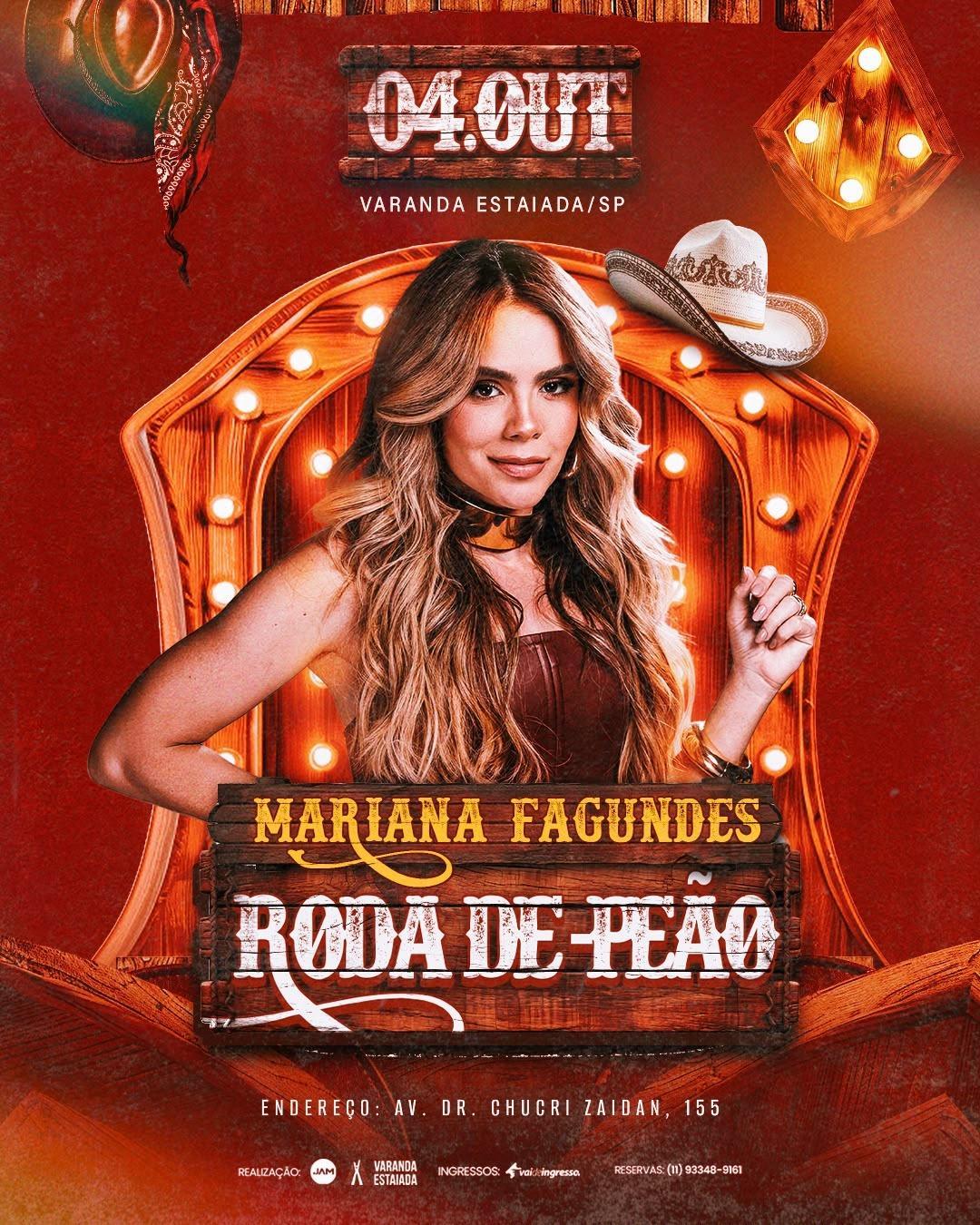 Varanda Estaiada recebe Mariana Fagundes em São Paulo Varanda Estaiada recebe Mariana Fagundes em São Paulo