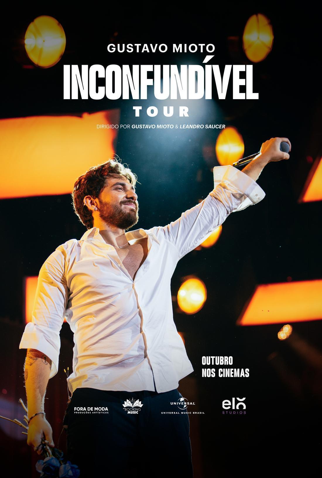Gustavo Mioto leva "Inconfundível Tour" aos cinemas em filme-concerto com sessões especiais em todo o Brasil