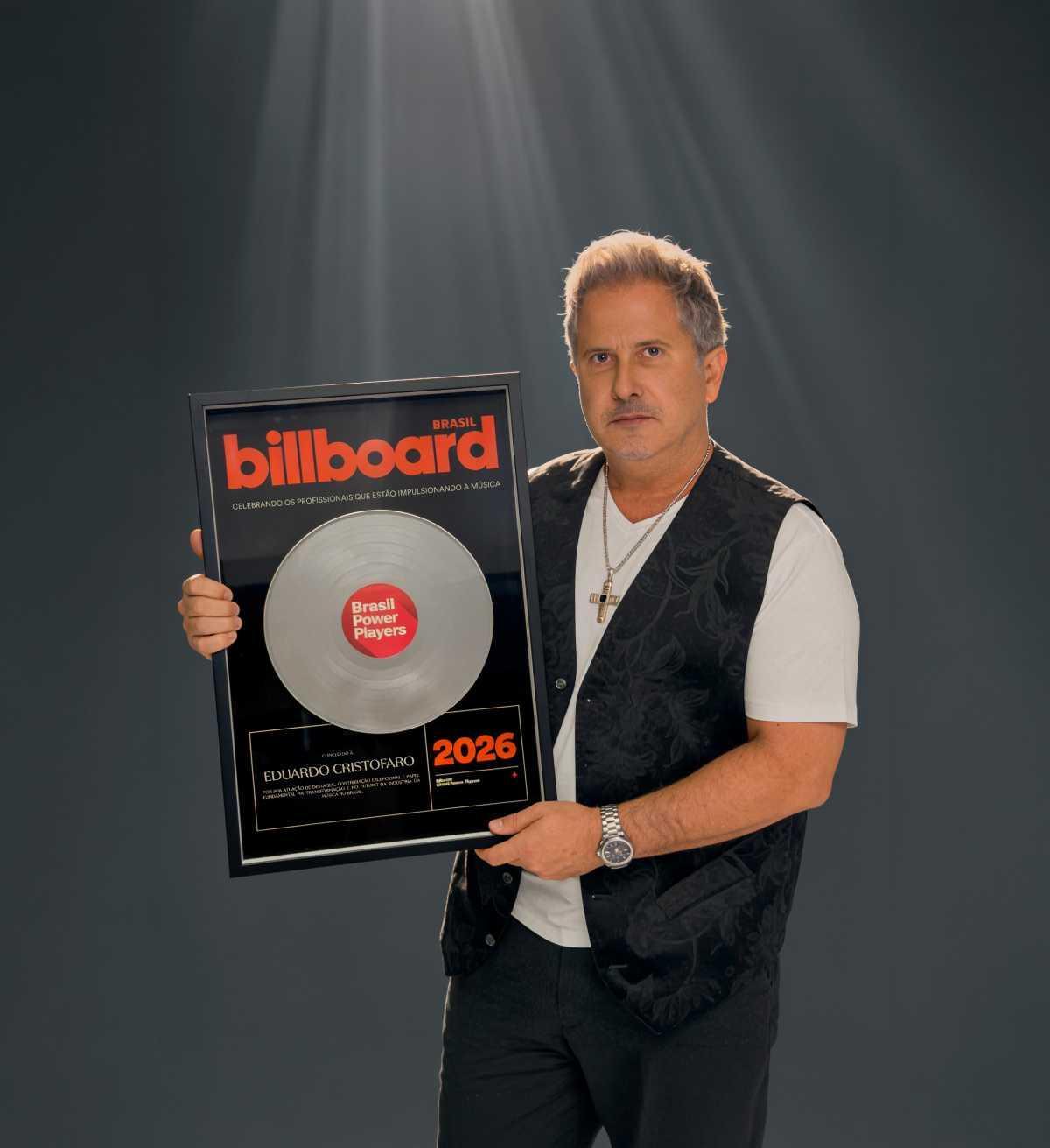 Eduardo Cristófaro, fundador da PromoAção, é reconhecido entre os 50 Power Players da Billboard Brasil