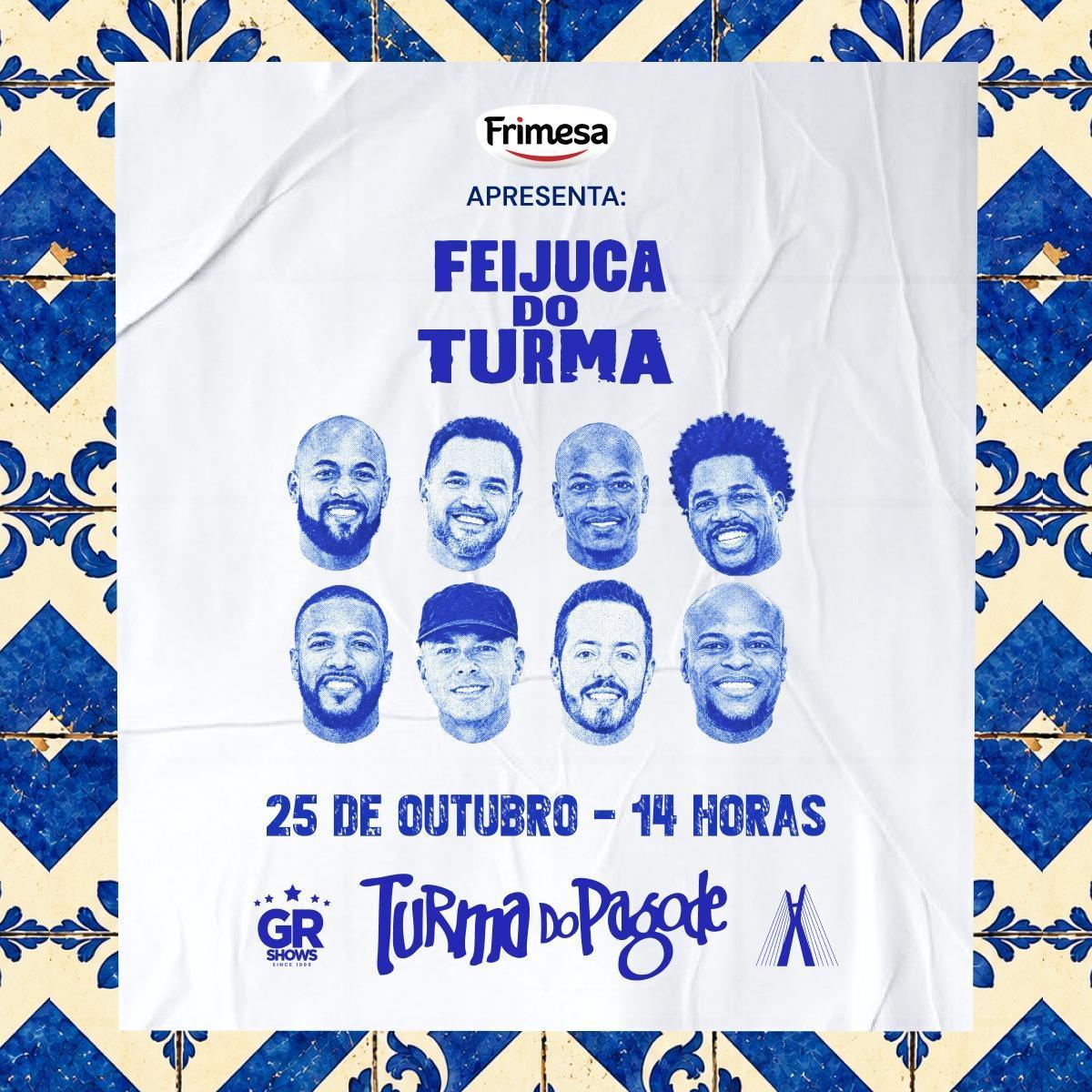 Varanda Estaiada recebe nova edição da Feijuca do Turma com Turma do Pagode Varanda Estaiada recebe nova edição da Feijuca do Turma com Turma do Pagode