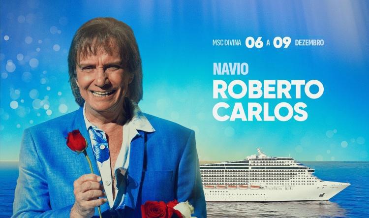 Roberto Carlos embarca em projeto da PromoAção a bordo do MSC Divina, em dezembro de 2026