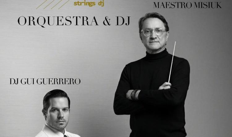 Maestro Renato Misiuk apresenta o espetáculo SINC Strings DJ no BTG Pactual Hall, em São Paulo