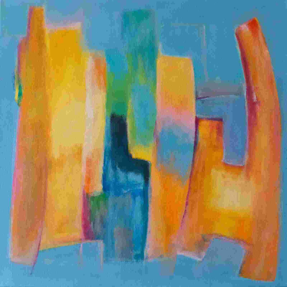 Abstract in Action with Felixstowe Artist, Alison Adcock Abstract in Action with Felixstowe Artist, Alison Adcock