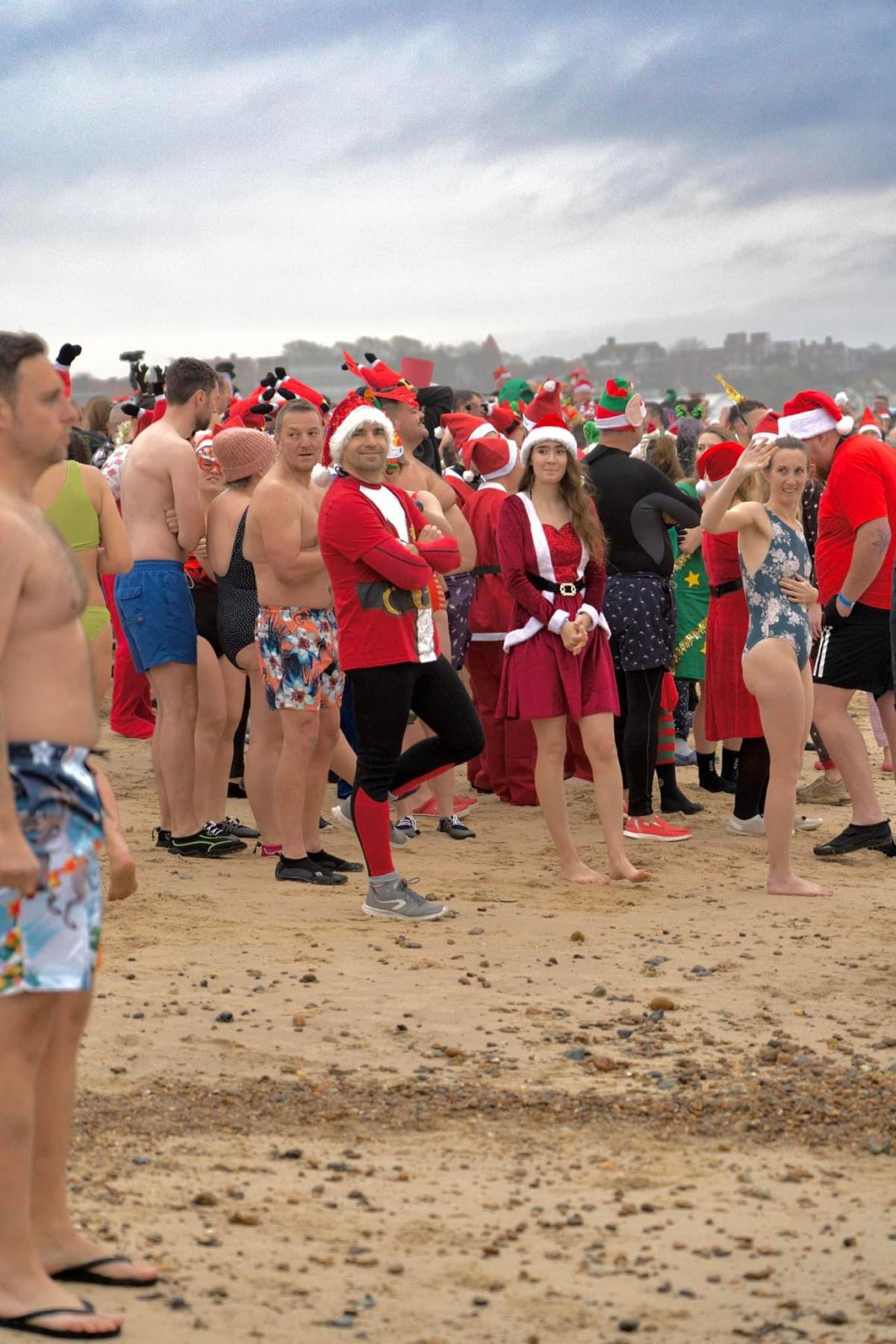 Christmas Dip Photos by Alastair Spink Christmas Dip Photos by Alastair Spink