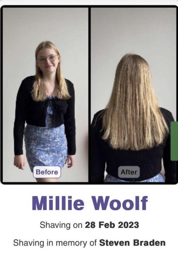 Millie’s Braving The Shave Millie’s Braving The Shave