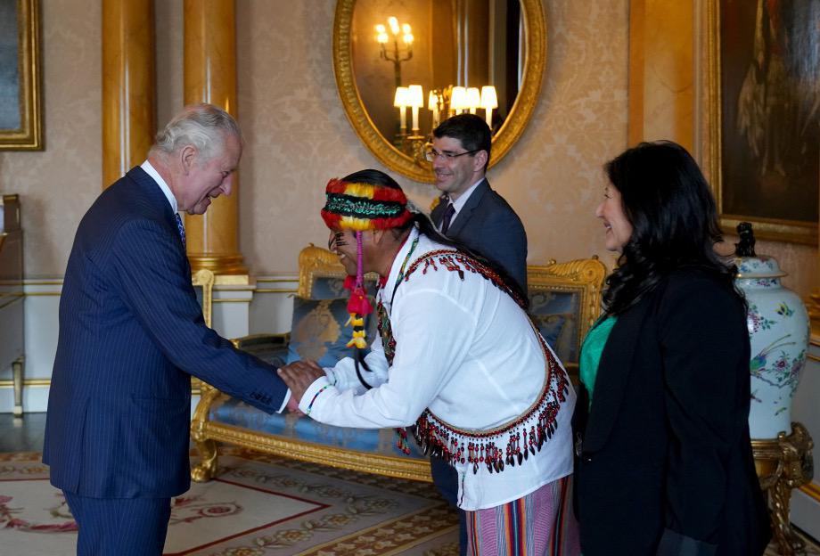 His Majesty The King receives Realm Prime Ministers and Indigenous leaders, ahead of the Coronation