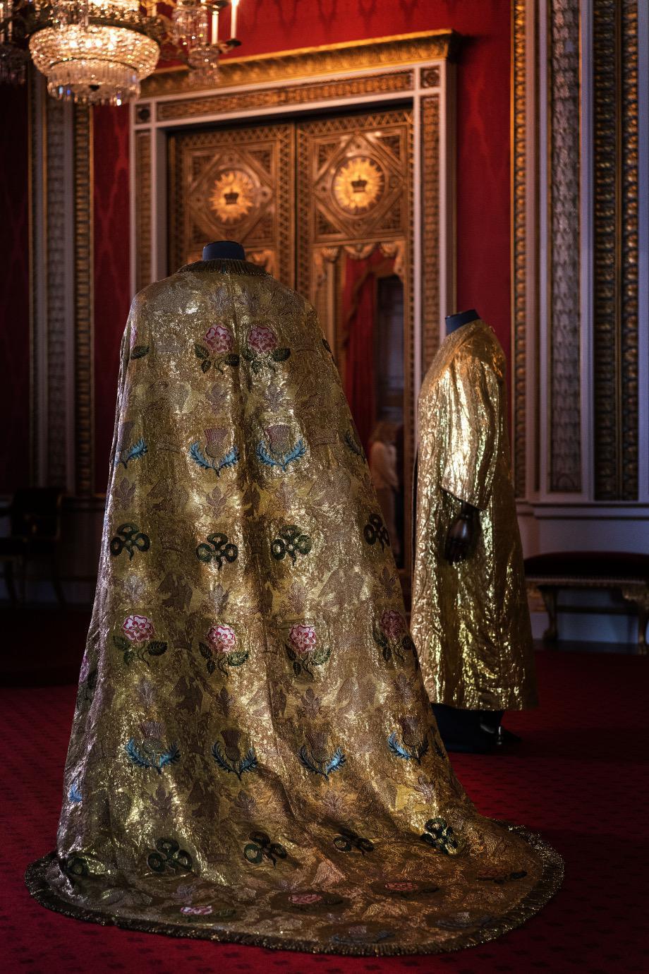 Historic Coronation Vestments from the Royal Collection will be reused by His Majesty The King for the Coronation Service at Westminster Abbey