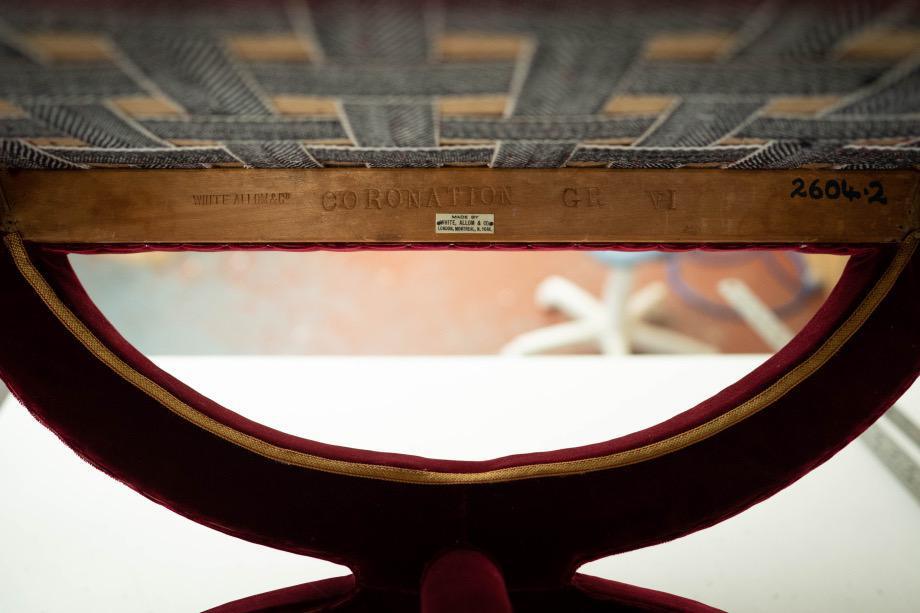 Historic chairs to be reused for the Coronation