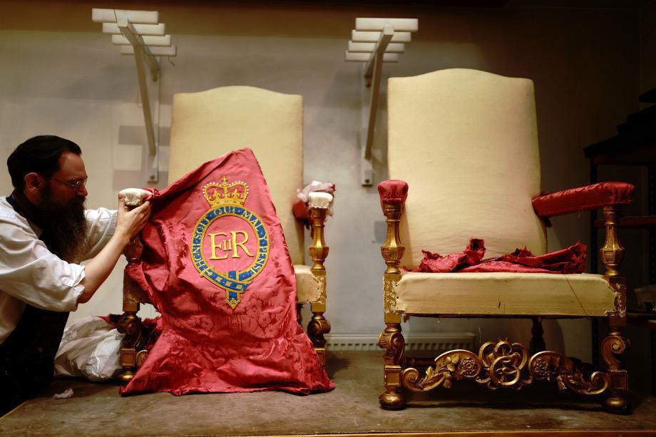Historic chairs to be reused for the Coronation