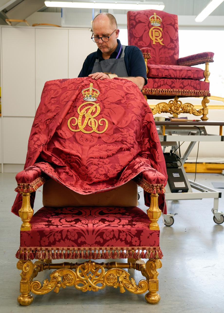 Historic chairs to be reused for the Coronation