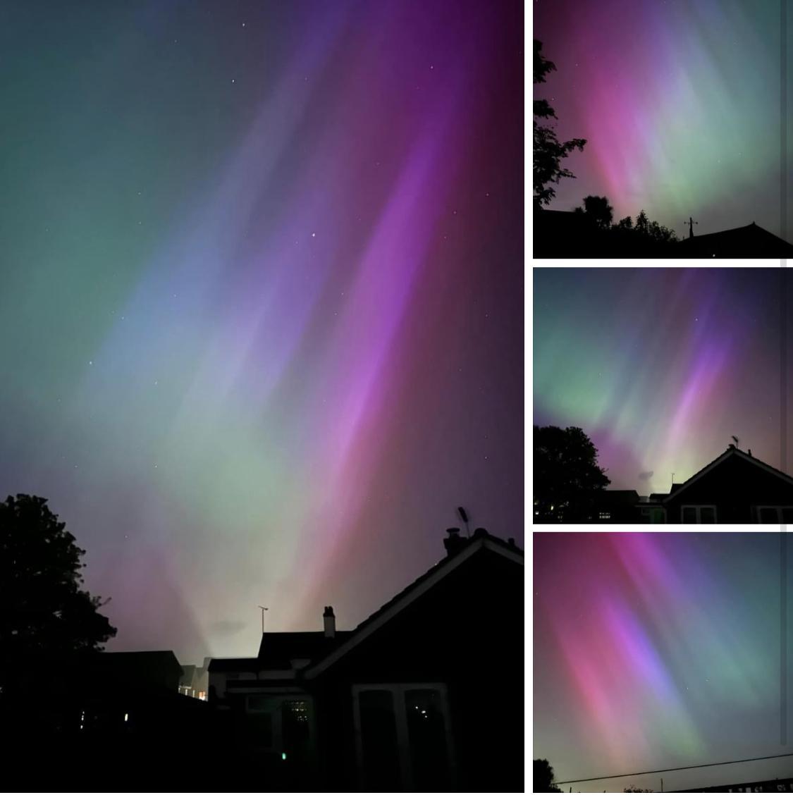 Stunning Photos of Last Night's Aurora Borealis in Felixstowe!