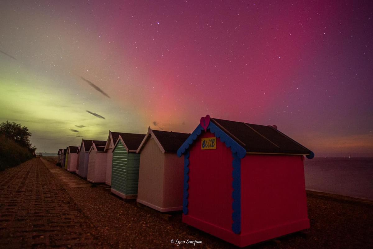 Stunning Photos of Last Night's Aurora Borealis in Felixstowe!