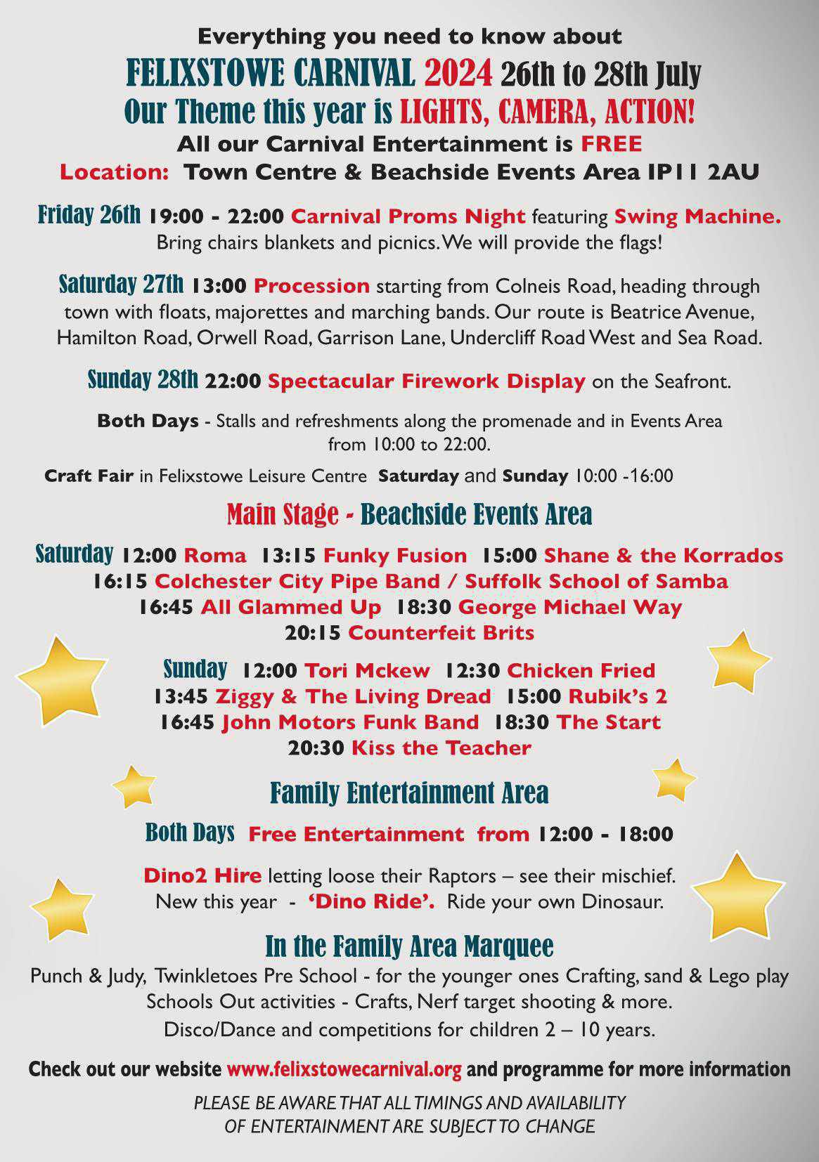 Felixstowe Carnival 2024 ‘Lights, Camera, Action!’ Felixstowe Carnival 2024 ‘Lights, Camera, Action!’