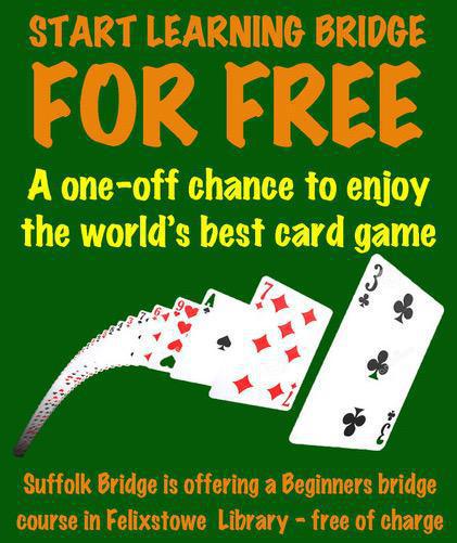 Felixstowe Library Comes up Trumps with FREE Bridge Courses for Beginners Felixstowe Library Comes up Trumps with FREE Bridge Courses for Beginners