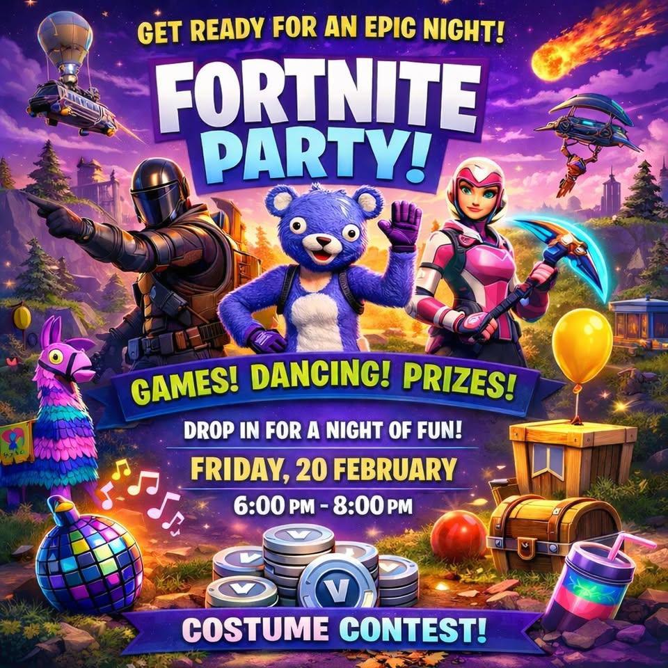 🎮 A FORTNITE PARTY!!