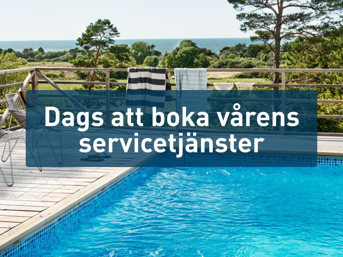Nu är det dags – boka vårens servicetjänster