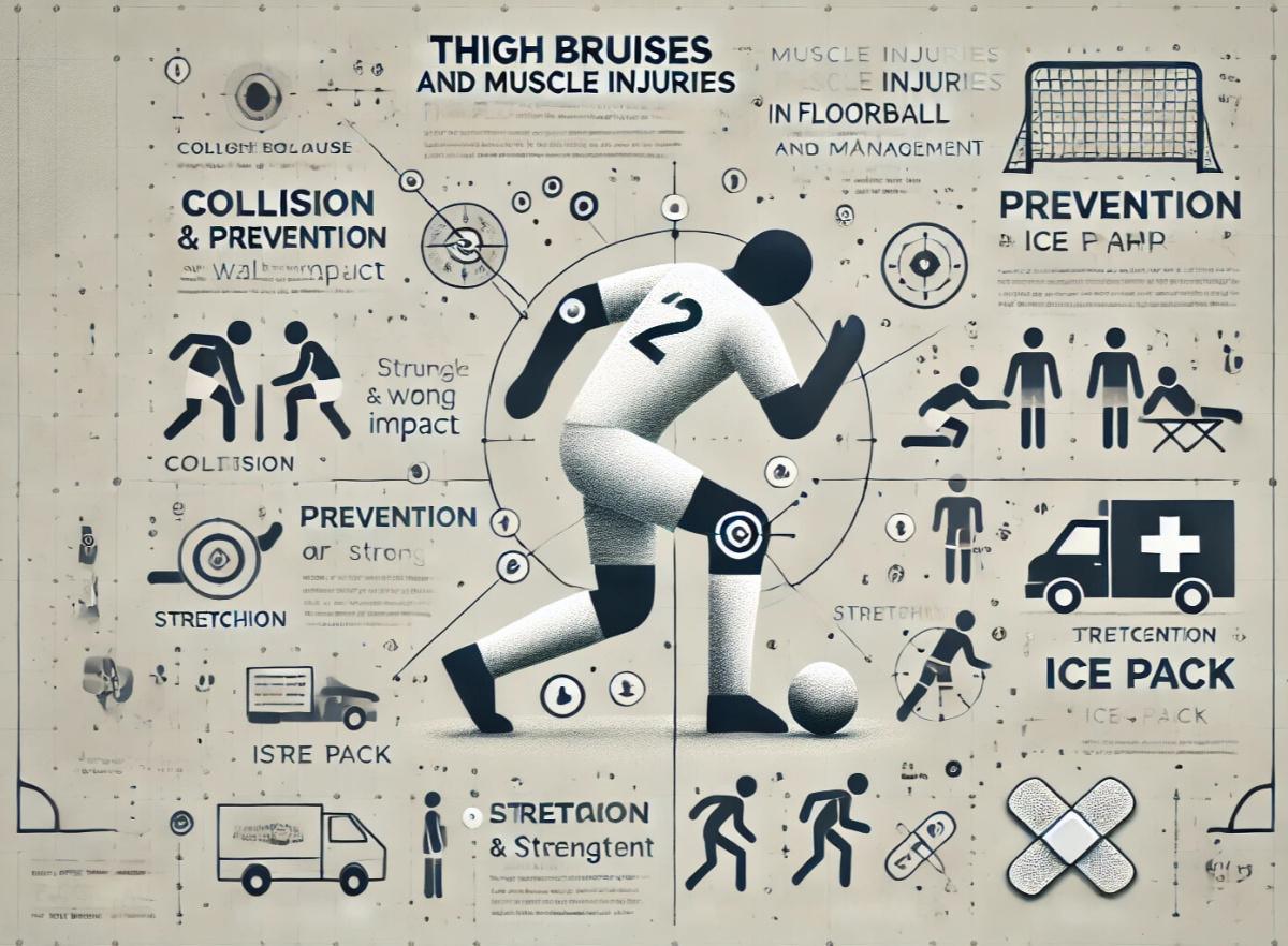 Skador vid Kollisioner i Innebandy: Lårkaka & Muskelskador Skador vid Kollisioner i Innebandy: Lårkaka & Muskelskador