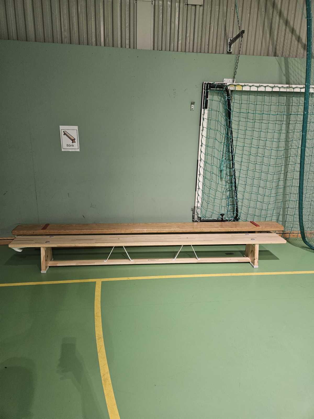 Använda bänkar i övningar
