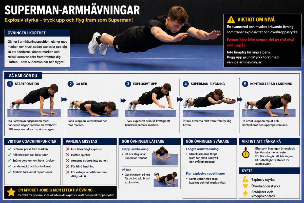 Superman-armhävningar